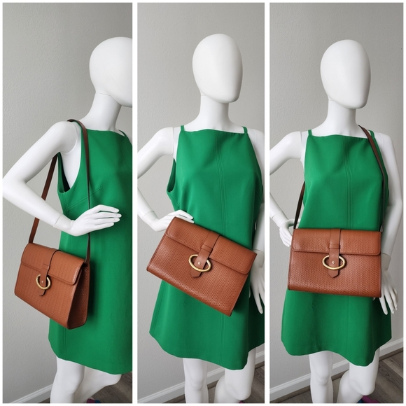 Auth Christian Dior Vintage Brown Crossbody/Cluth Bag - Picture 4 of 15